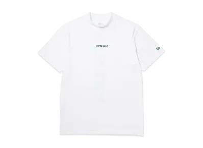 NEW ERA Golf Short Sleeve Mid-neck Kanoko T-shirt Vertical Logo "White"
