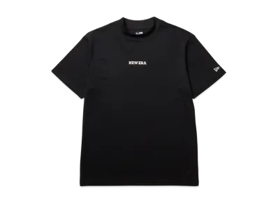 NEW ERA Golf Short Sleeve Mid-neck Kanoko T-shirt Vertical Logo "Black"