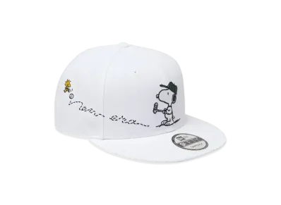 NEW ERA x PEANUTS Golf 9Fifty Script Logo "White"