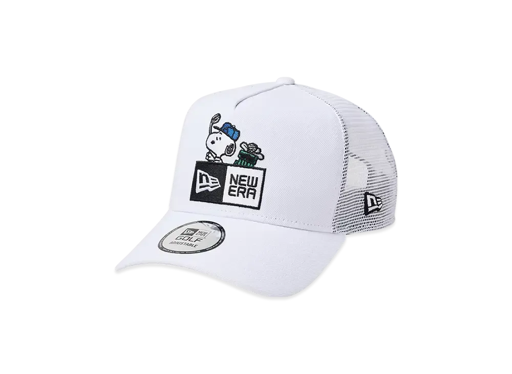 NEW ERA Golf 9Forty A-Frame Tracker Box Logo "White"