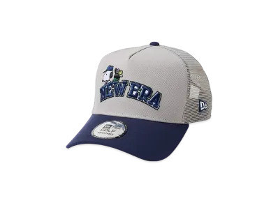 NEW ERA Golf 9Forty A-Frame Tracker Arch Logo "Gray/Light Navy"