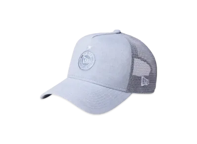 NEW ERA Golf 9Forty A-Frame Tracker Linen Dungaree "Blue"