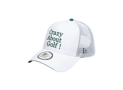 NEW ERA Golf 9Forty A-Frame Tracker Crazy About Golf "White"