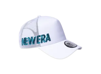 NEW ERA Golf 9Forty A-Frame Tracker Sequins Essential Logo "White"