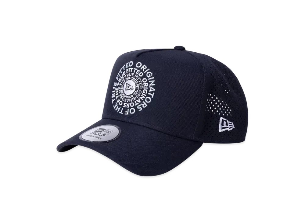 NEW ERA Golf 9Forty A-Frame Laser Perforated Circle OOTTF "Navy"