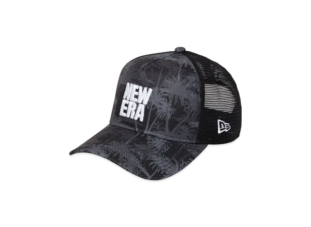 NEW ERA Golf 9Forty A-Frame Palm Tree Camo Square New Era "Black Camo"