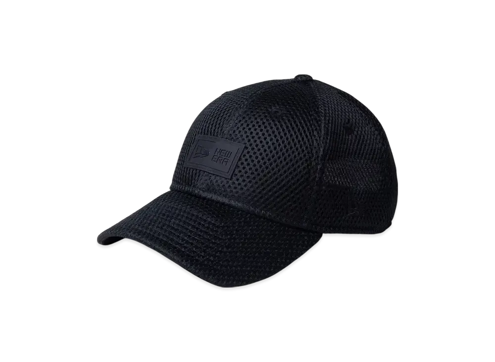 NEW ERA Golf 9Forty Spacer Mesh Box Logo "Black"