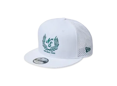 NEW ERA Golf 9Fifty Laser Perforated Laurel Tree "White"