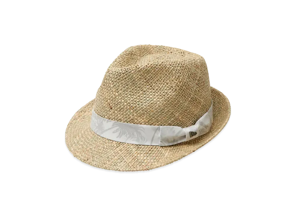 NEW ERA Golf Trilby Seagrass Grosgrain Band "Natural/White"