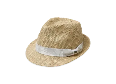 NEW ERA Golf Trilby Seagrass Grosgrain Band "Natural/White"