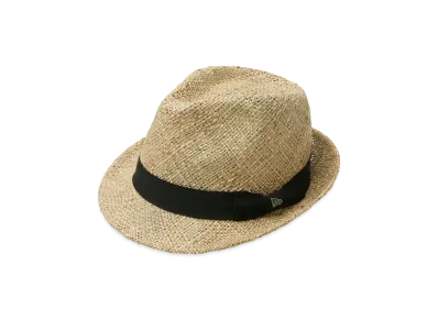 NEW ERA Golf Trilby Seagrass Grosgrain Band "Natural/Black"