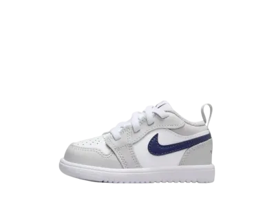 ナイキ TD エアジョーダン1 ロー ALT "ホワイト/ミッドナイトネイビー" (キッズ)