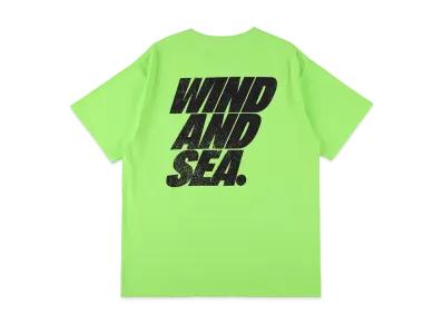 WIND AND SEA Back Logo S/S Tee "Lime"