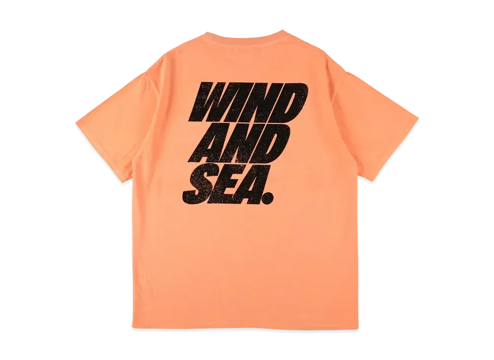 WIND AND SEA Back Logo S/S Tee "Orange"