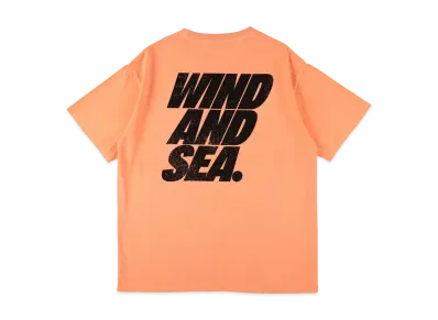 WIND AND SEA Back Logo S/S Tee "Orange"