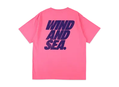 WIND AND SEA Back Logo S/S Tee "Pink"