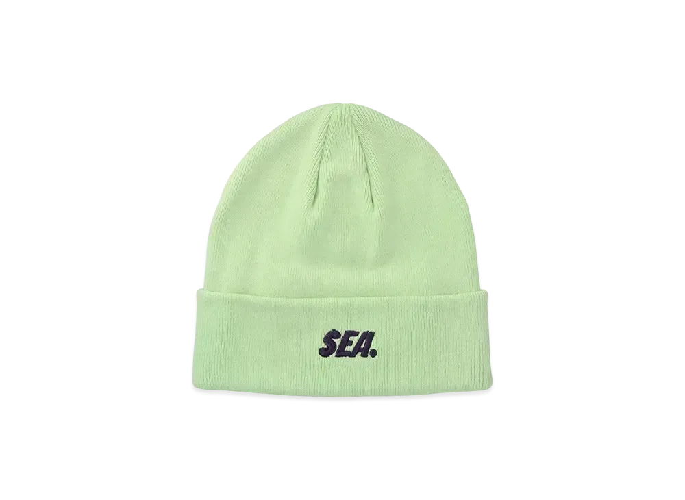 WIND AND SEA Sea Dot Beanie "Lime"