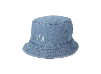 WIND AND SEA Denim Bucket Hat "LightBlue"