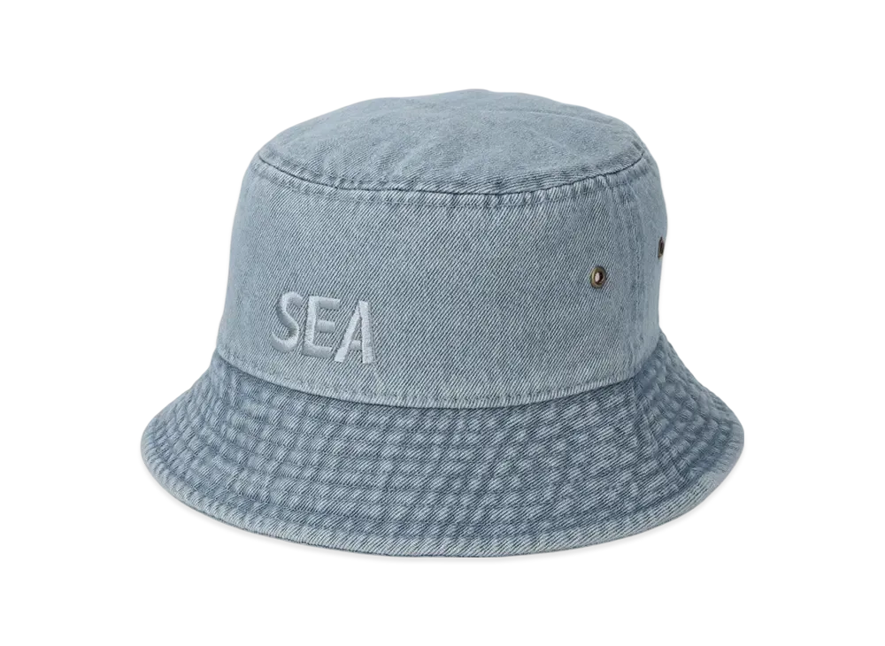 帽子 SNKRDUNK x WIND AND SEA Bucket Hat SNKR WIND AND SEA Denim Bucket Hat(Baby) 