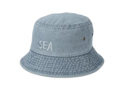 WIND AND SEA Denim Bucket Hat(Baby) "LightBlue"