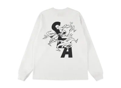 WIND AND SEA x LEEGET L/S Tee "White"