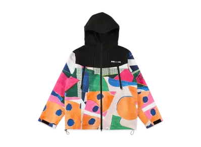 WIND AND SEA x LEEGET Pattern Hooded Jacket "Black"