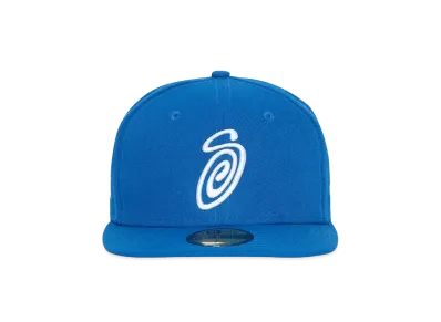 Stussy Curly S New Era Cap "Royal Blue"