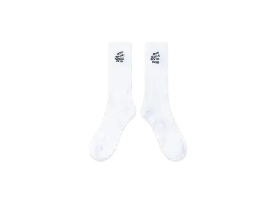 ANTI SOCIAL SOCIAL CLUB Classic Embroidered Sock "White"