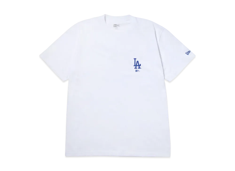 NEW ERA Short Sleeve Cotton T-Shirt Los Angeles Dodgers Regular Fit "White"