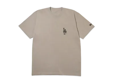 NEW ERA Short Sleeve Cotton T-Shirt Los Angeles Dodgers Regular Fit "Rose Gray"