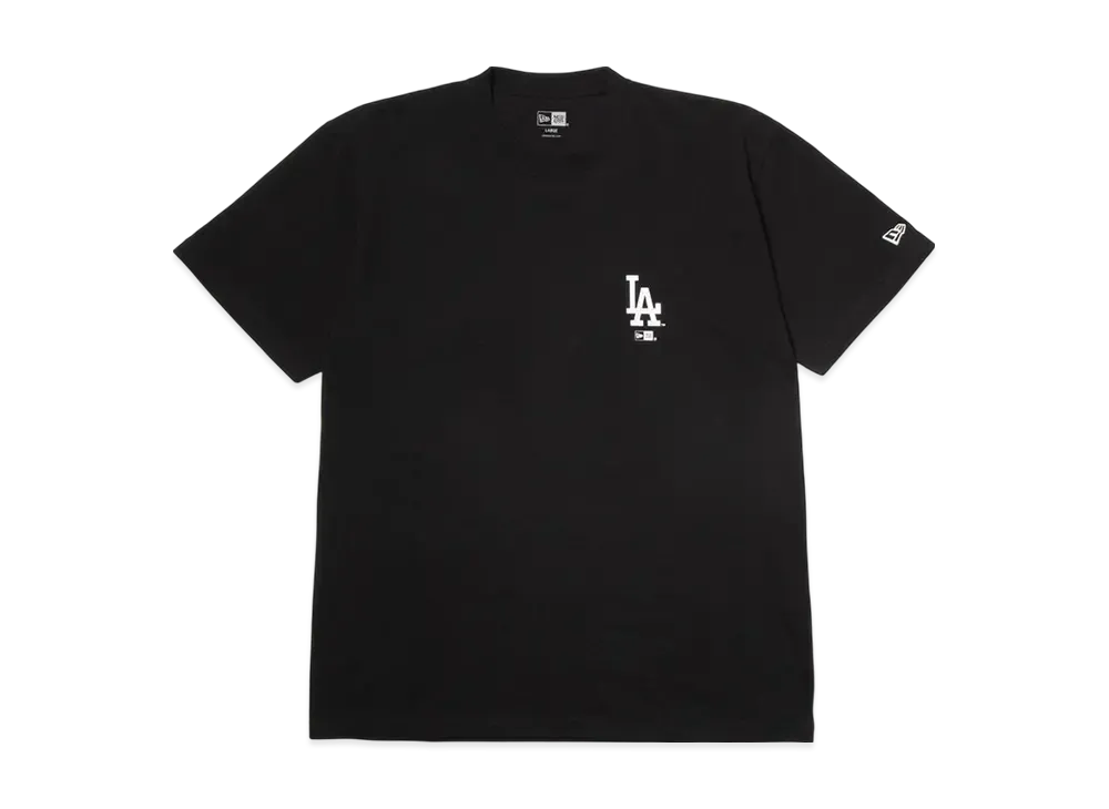 NEW ERA Short Sleeve Cotton T-Shirt Los Angeles Dodgers Regular Fit "Black"