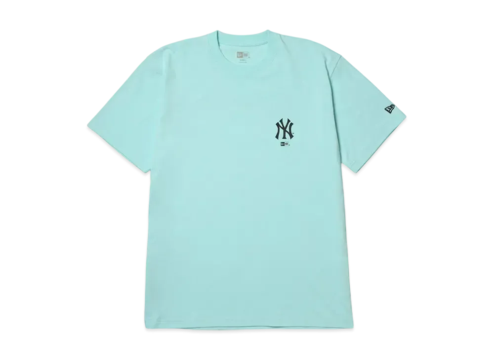 NEW ERA Short Sleeve Cotton T-Shirt New York Yankees Regular Fit "Celesto Blue"