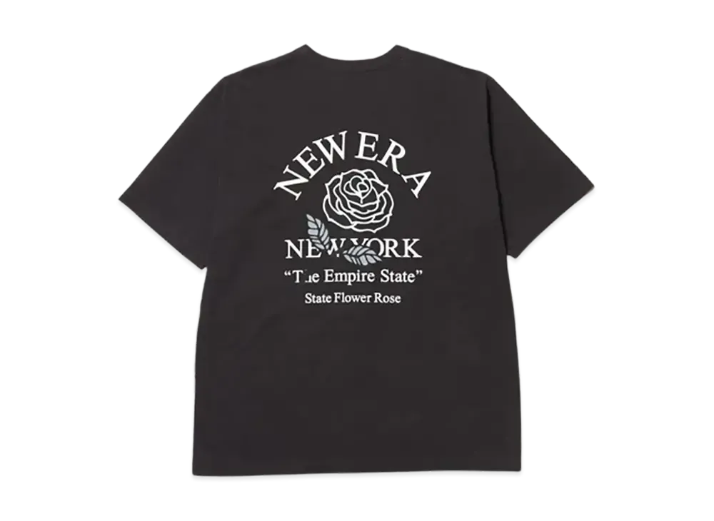NEW ERA Short Sleeve Washed Cotton T-shirt State Flower "Sumikuro"
