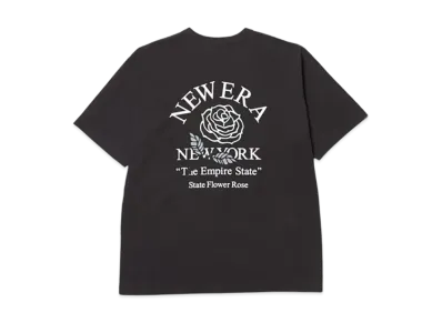 NEW ERA Short Sleeve Washed Cotton T-shirt State Flower "Sumikuro"