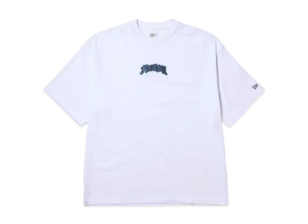NEW ERA Short Sleeve Oversized Cotton T-shirt Slowup "White"