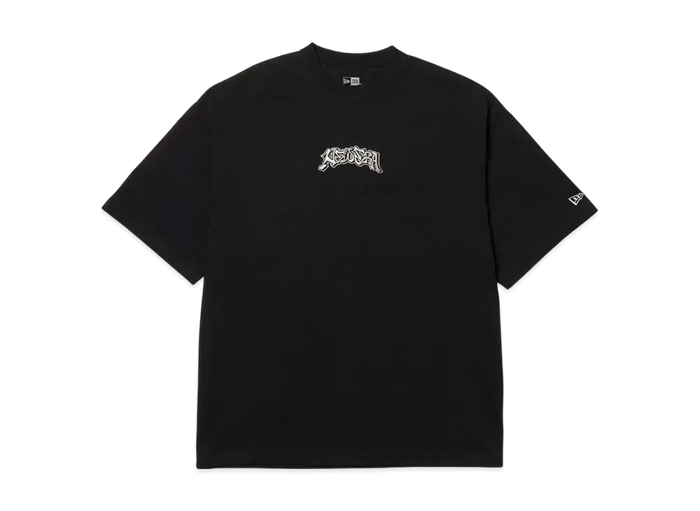NEW ERA Short Sleeve Oversized Cotton T-shirt Slowup "Black"