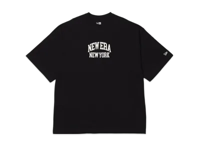 NEW ERA Short Sleeve Oversized Cotton T-shirt Classic College "Black"