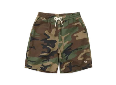 NEW ERA Woven Short Pants "Woodland Camo"