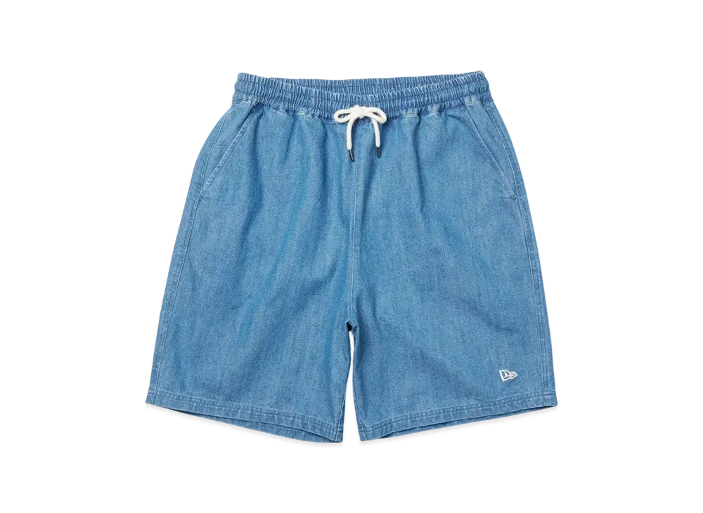 NEW ERA Woven Short Pants "Washed Denim"