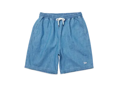 NEW ERA Woven Short Pants "Washed Denim"