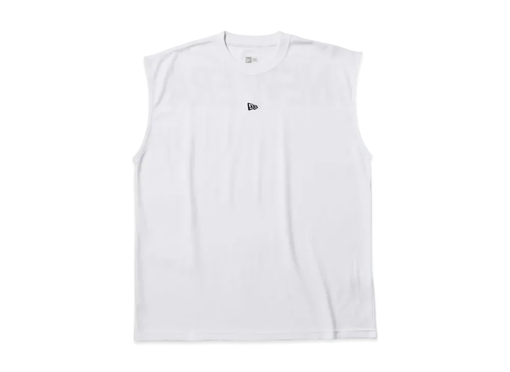 NEW ERA Performance Apparel Oversized French Sleeve Performance T-Shirt Wordmark "White"