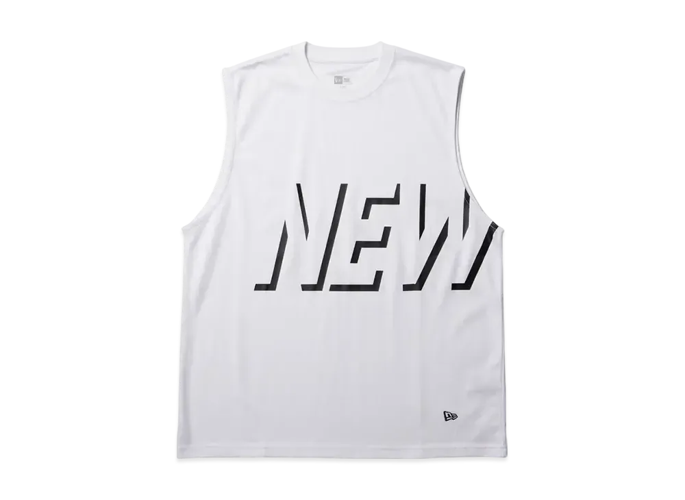 NEW ERA Performance Apparel Oversized Performance Tank Top Shadow Wordmark "White"