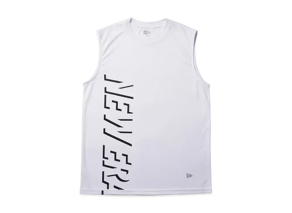 NEW ERA Performance Apparel Tech Tank Top Shadow Wordmark "White"