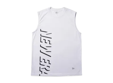 NEW ERA Performance Apparel Tech Tank Top Shadow Wordmark "White"