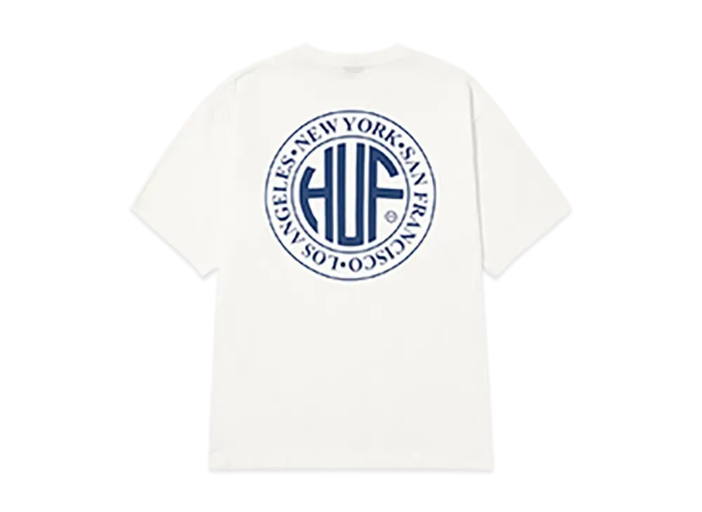 ハフ リージョナル ウォッシュド Tシャツ "ホワイト"