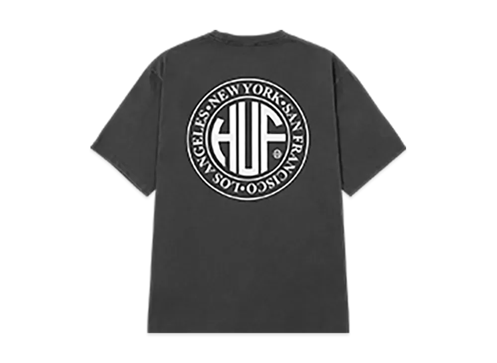 HUF Regional Washed T-Shirt "Black"