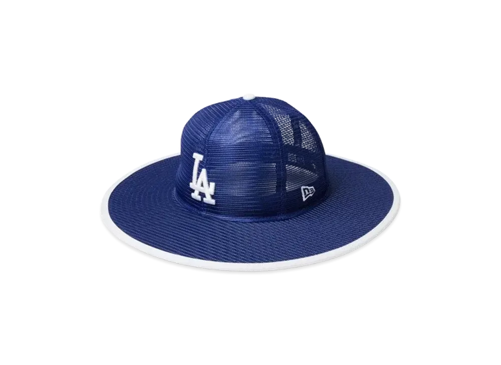 NEW ERA Fitted Long Brim Hat Mesh Los Angeles Dodgers "Dark Royal"