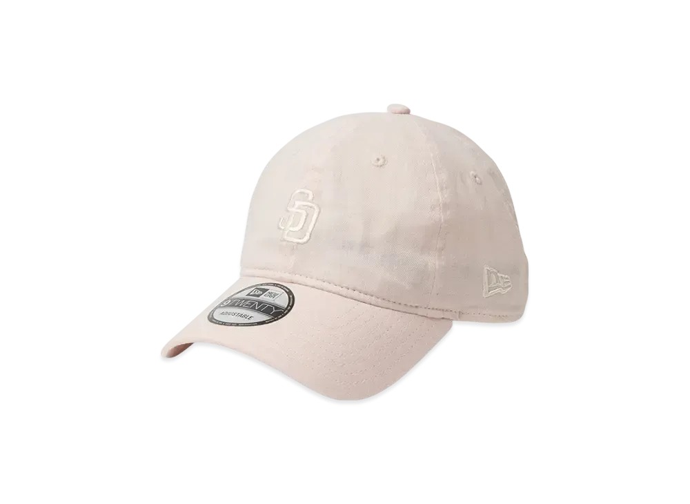 NEW ERA 9Twenty Cotton Flax San Diego Padres "Smoke Pink"