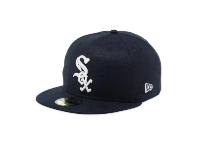 NEW ERA 59Fifty Cotton Flax Chicago White Sox "Black"