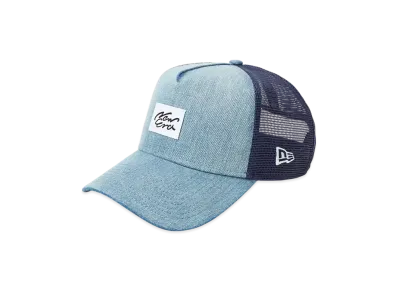 NEW ERA 9Forty A-Frame Tracker Woven Patch "Washed Denim"